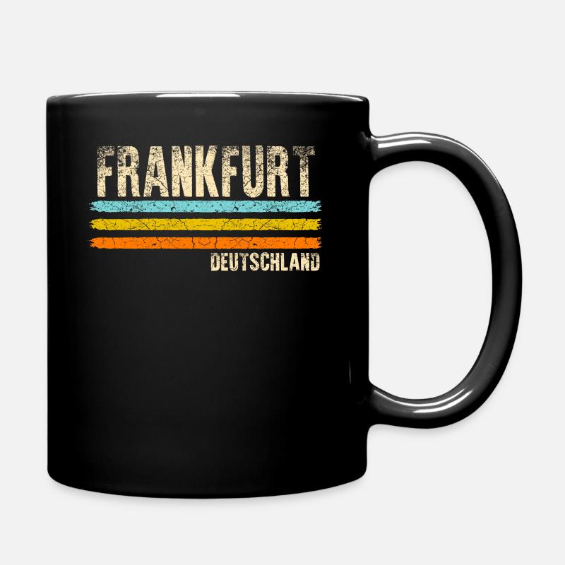 Frankfurt Deutschland - Tasse einfarbig - Schwarz