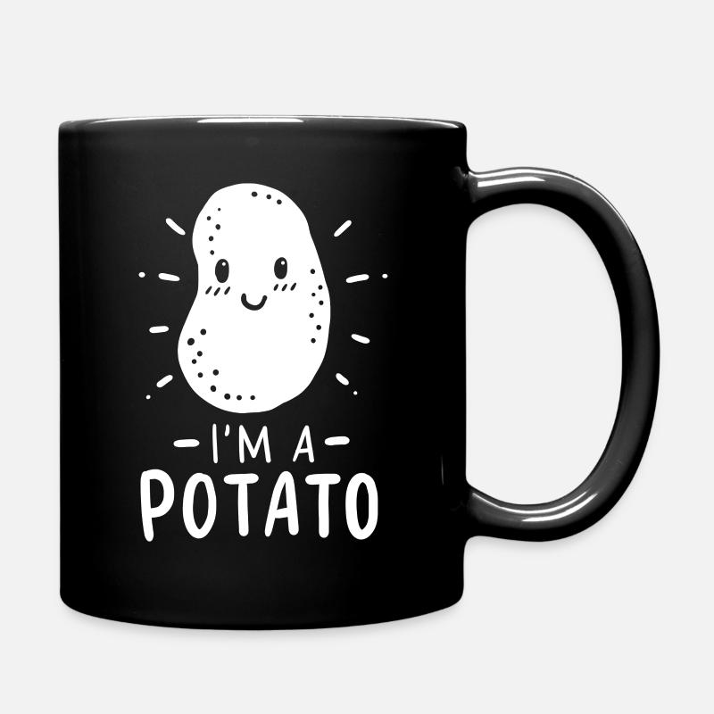 Pommes de terre - Mug uni - noir
