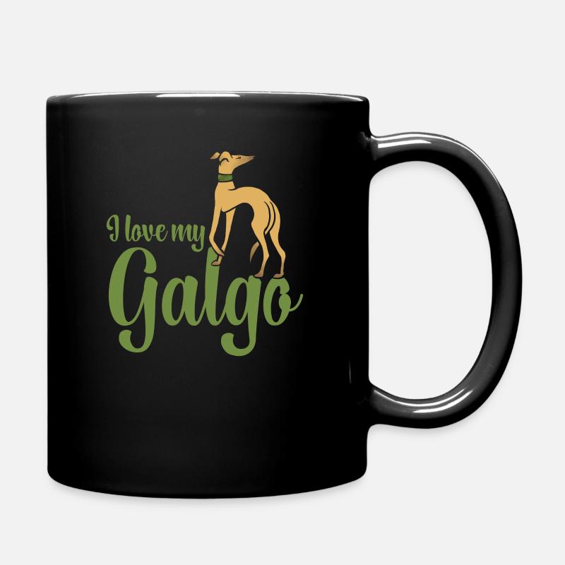 J'aime mon galgo - Mug uni - noir