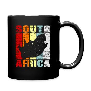 Afrique du sud - Mug uni - noir - Droite