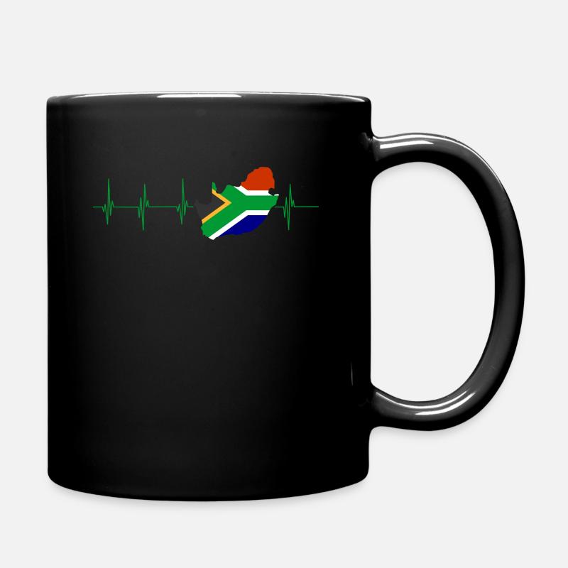 Republik Südafrika Shirt Geschenkidee - Tasse einfarbig - Schwarz