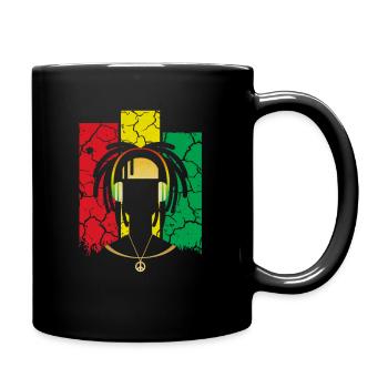 Reggae - Mug uni - noir - Droite