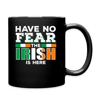 Irisch Irland - Tasse einfarbig - Schwarz - Rechts