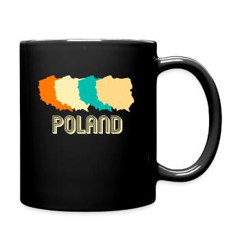Pologne Polska - Mug uni - noir - Droite