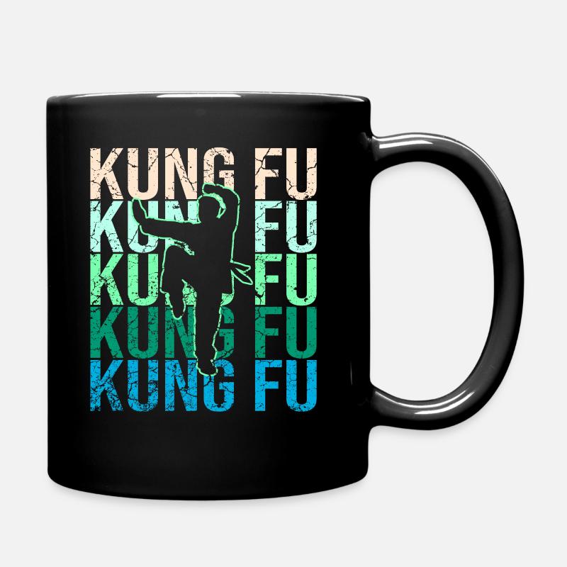 Kung Fu - Tasse einfarbig - Schwarz