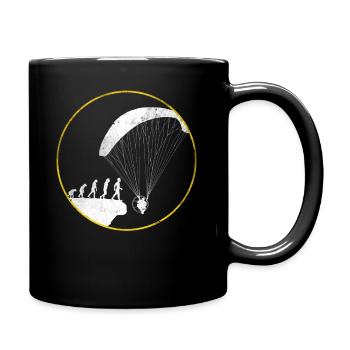 Chemise cadeau Evolution paramoteur - Mug uni - noir - Droite
