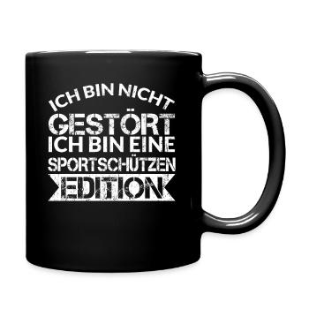 ICH BIN EINE SPORTSCHÜTZE EDITION - Tasse einfarbig - Schwarz - Rechts
