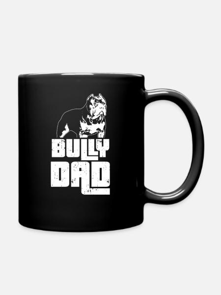 Bully Dad Master American Bully gift idea - Full Colour Mug - black