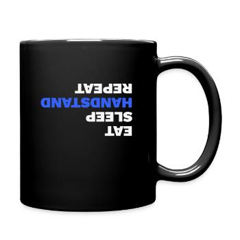 Eat Sleep Handstand Repeat - Gymnastique Gymnastique - Mug uni - noir - Droite