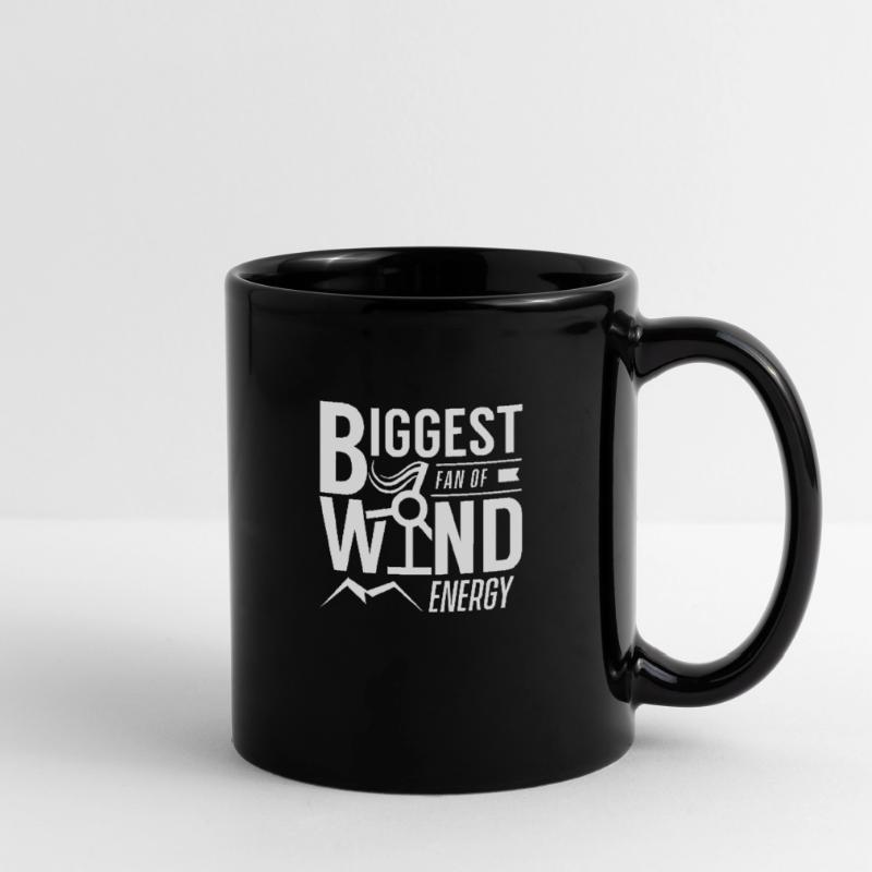 Éolienne énergie éolienne roue éolienne vent énergie éolienne Mug uni
