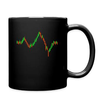 Stock Exchange - Stocks - Heartbeat - Full Colour Mug - black - Right