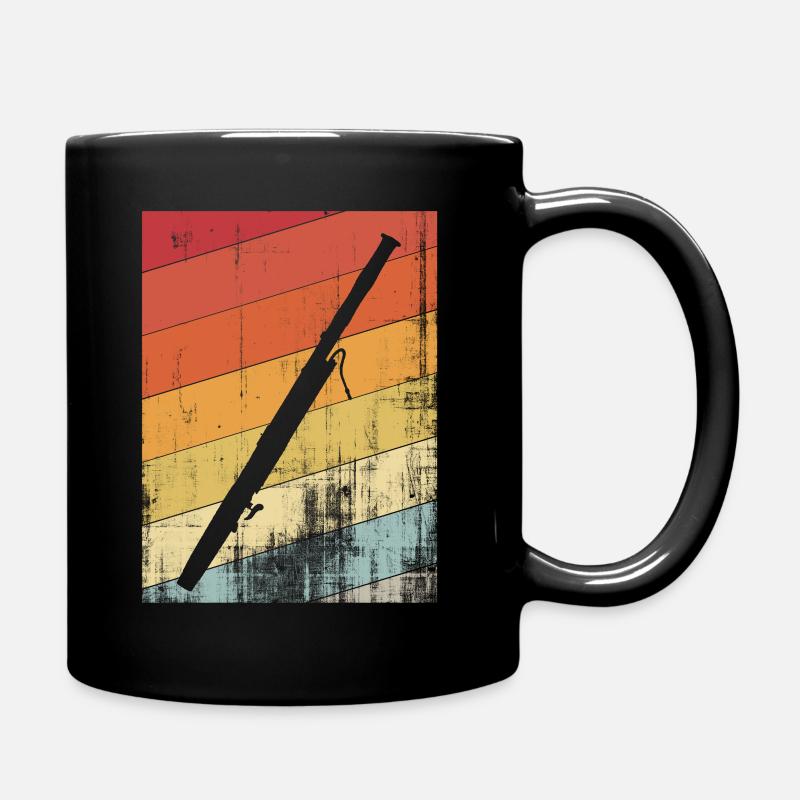 fagott instrument musiker - Tasse einfarbig - Schwarz