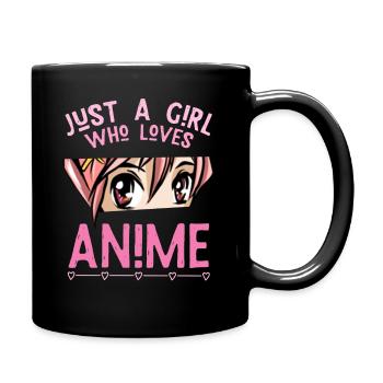 Juste une fille qui aime l'anime - personnage d'anime - Mug uni - noir - Droite