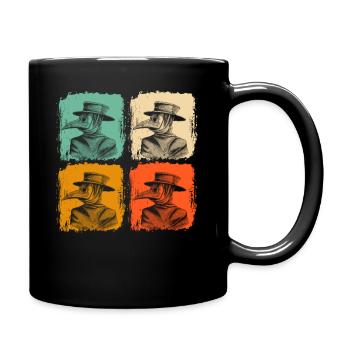 Pestdoktor Retro PopArt Gift - Full Colour Mug - black - Right
