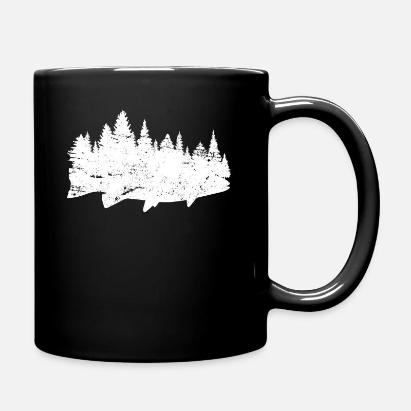 Poissons de pêche - Mug uni - noir