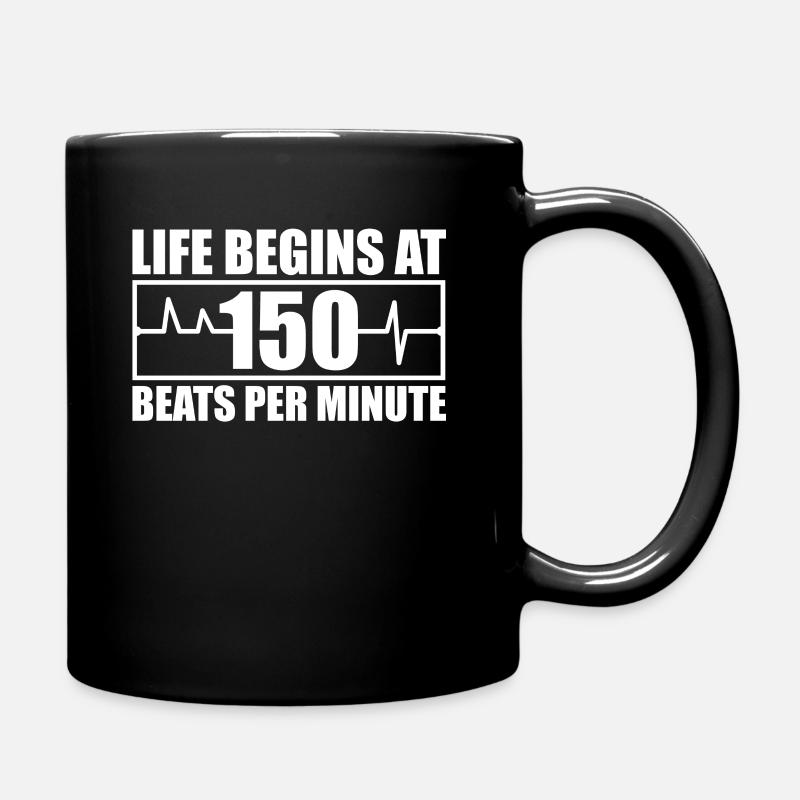 Hardstyle 150 BPM - Tasse einfarbig - Schwarz
