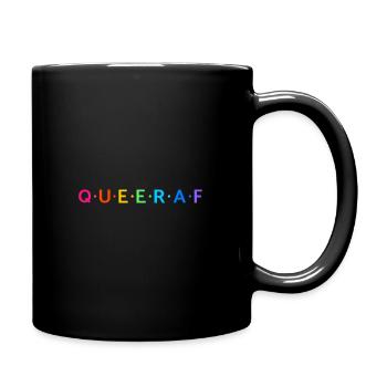 Queer - Tasse einfarbig - Schwarz - Rechts
