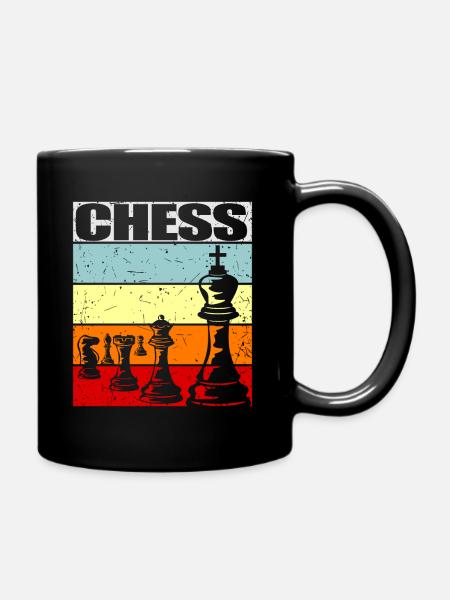 chess - Full Colour Mug - black