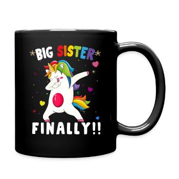 BIG SISTER FINALLY - Full Colour Mug - black - Right