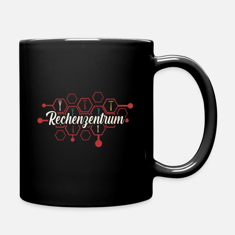 Rechenzentrum - Tasse einfarbig - Schwarz