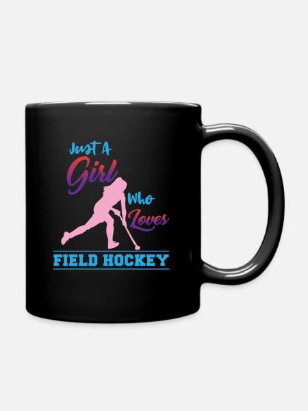 Hockey sur gazon - Mug uni - noir