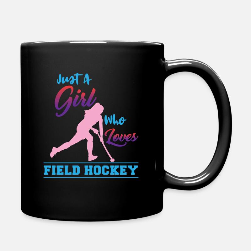 Hockey sur gazon - Mug uni - noir