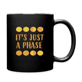 Nerdy drôle, c'est juste une phase de lune et d'espace - Mug uni - noir - Droite