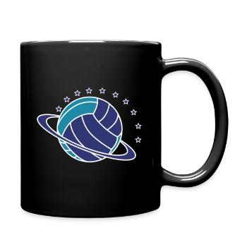 Planet ball - Mug uni - noir - Droite