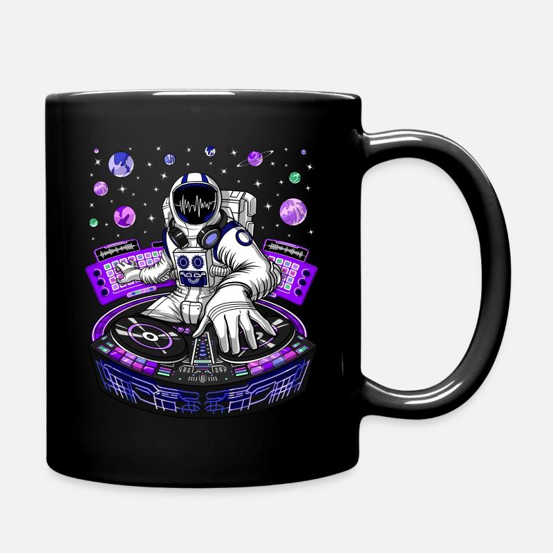 Astronaute Psytrance DJ - Mug uni - noir