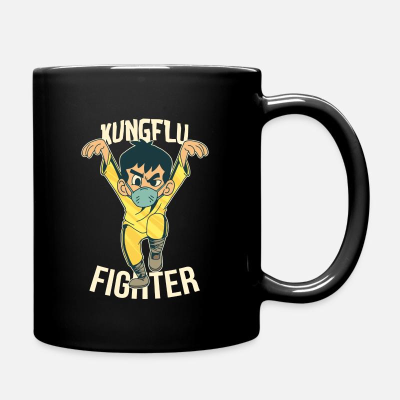 Kung Flu Fighter Kung Fu - Tasse einfarbig - Schwarz