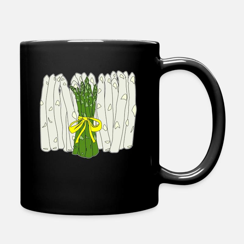 asparagus - Full Colour Mug - black