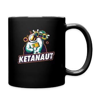 Keta dance astronaut techno underground - Mug uni - noir - Droite