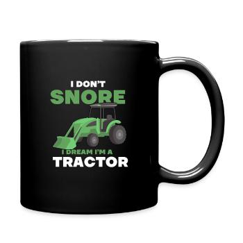Énonciations drôles d'agriculteur pour les agriculteurs avec tracteur - Mug uni - noir - Droite