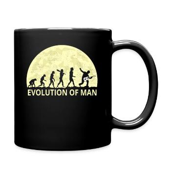 Évolution du cadeau de fan de rock n roll de l'homme - Mug uni - noir - Droite