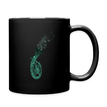 tenorhorn - Tasse einfarbig - Schwarz - Rechts