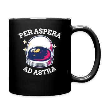 Per Aspera Ad Astra Astronaute d'exploration spatiale - Mug uni - noir - Droite