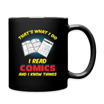 comics Comicstyle Geschenke - Tasse einfarbig - Schwarz - Rechts