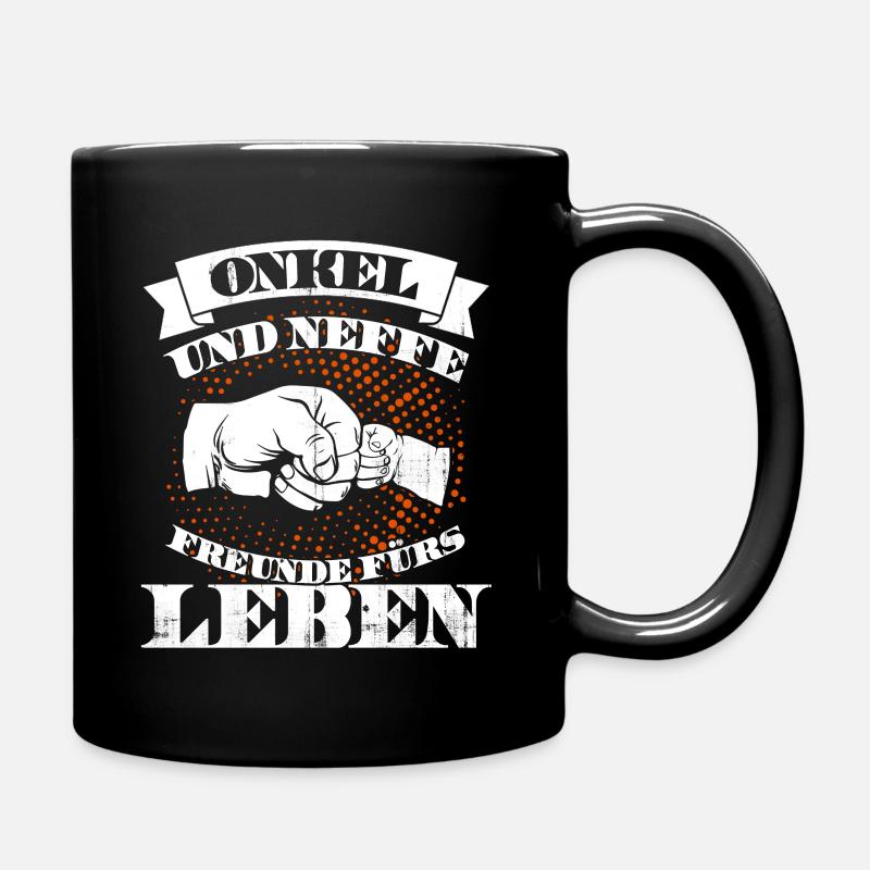 onkel und neffe - Tasse einfarbig - Schwarz