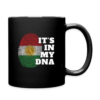 Kurdistan Fingerabdruck - It';s in my DNA - Tasse einfarbig - Schwarz - Rechts