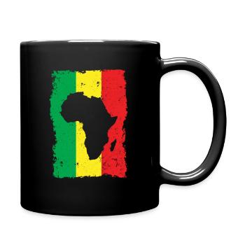 Africa Africa vintage gift - Full Colour Mug - black - Right
