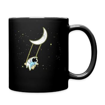 Balançoire lunaire pour rêveurs - Mug uni - noir - Droite