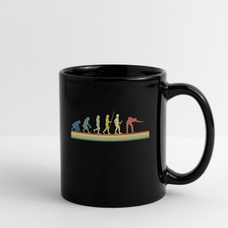Billiards Retro Evolution Full Colour Mug