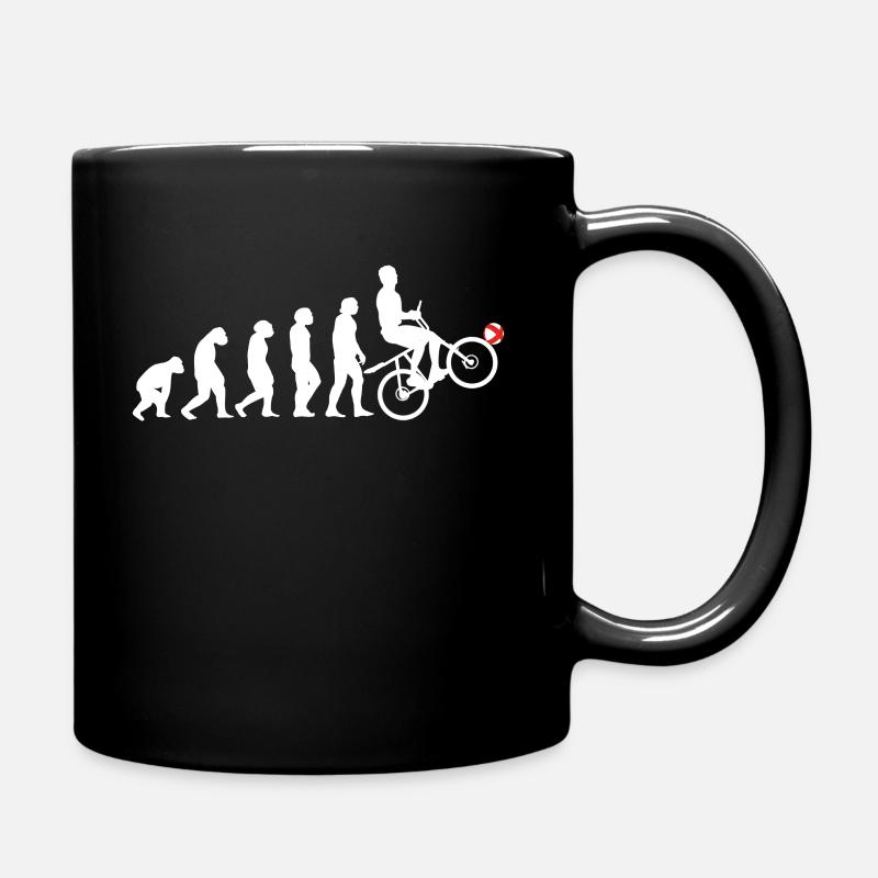 Evolution Radball Radballer Hallenradball Radsport - Tasse einfarbig - Schwarz