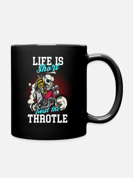moto - Mug uni - noir
