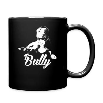 American Bully Hunde Hundebesitzer Geschenk - Tasse einfarbig - Schwarz - Rechts
