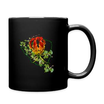 Flame Lily Vine Rhodesia - Full Colour Mug - black - Right