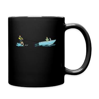 Water Ski - Full Colour Mug - black - Right