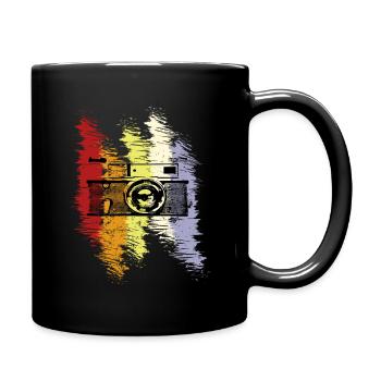 Fotograf - Tasse einfarbig - Schwarz - Rechts