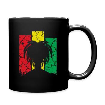 Reggae music - Full Colour Mug - black - Right