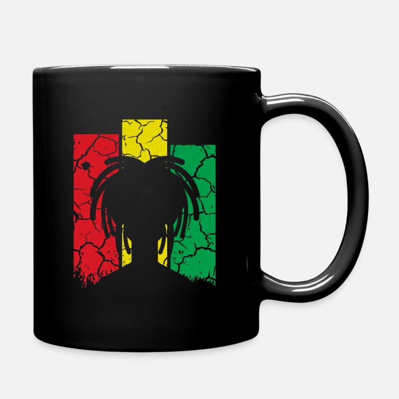 Reggae music - Full Colour Mug - black